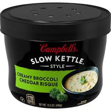 CAMPBELL'S SLOW KETTLE CREAMY BROCCOLI CHEDDAR BISQUE 15.5 OZ