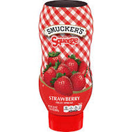 SMUCKER'S SQUEEZE STRAWBERRY FRUIT SPREAD 20 OZ