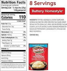 IDAHOAN BUTTERY HOMESTYLE MASHED POTATOES 8.2 OZ FAMILY SIZE