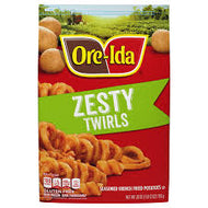 ORE-IDA ZESTY TWIRLS SEASONED FRIES 28 OZ