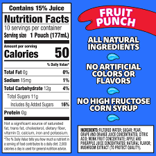 CAPRISUN FRUIT PUNCH 6.0 OZ 10 COUNT