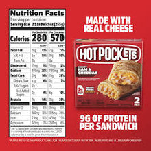HOT POCKETS HICKORY HAM & CHEDDAR CROISSANT CRUST 4 CT 18 OZ