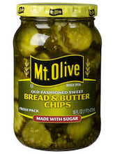 MT. OLIVE BREAD & BUTTER CHIPS 16 OZ