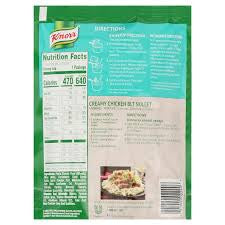 KNORR PASTA SIDES CREAMY GARLIC SPIRAL PASTA IN A CREAMY GARLIC SAUCE 4.4 OZ