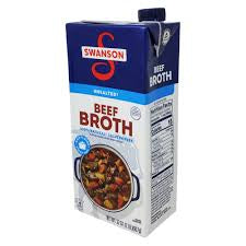 SWANSON BEEF BROTH UNSALTED 32 OZ