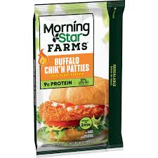 MORNING STAR BUFFALO CHIK’N PATTIES 10.0 OZ
