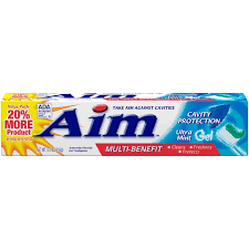 AIM CAVITY PROTECTION ULTRA MINT GEL TOOTHPASTE 5.5 OZ