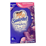 SUAVITEL LAVENDER DRYER SHEETS 18 COUNT