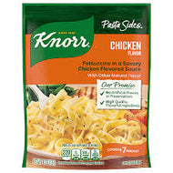 KNORR PASTA SIDES CHICKEN FLAVOR FETTUCCINE IN SAVORY SAUCE 4.3 OZ