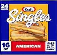 KRAFT SINGLES AMERICAN CHEESE SLICES 24 CT