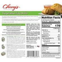 CHUNG'S VEGETABLE EGG ROLL 24 OZ 8 CT