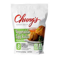 CHUNG'S VEGETABLE EGG ROLL 24 OZ 8 CT