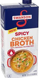 Swanson Spicy Chicken Broth 32 oz