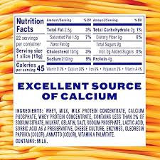 KRAFT SINGLES AMERICAN 2% MILK CHEESE SLICES 22 CT 14.7 OZ