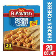 EL MONTEREY CHICKEN AND CHEESE TAQUITOS 20 CT (1.25 LBS)