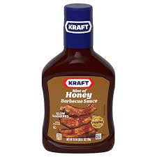 KRAFT HINT OF HONEY BARBECUE SAUCE SLOW SIMMERED 18 OZ