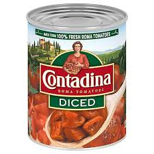 CONTADINA DICED CANNED TOMATOES  28 OZ