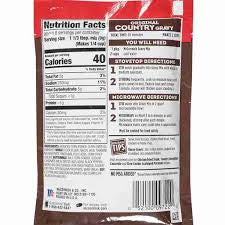 MCCORMICK ORIGINAL COUNTRY GRAVY 2.64 OZ
