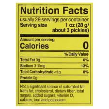 MT. OLIVE KOSHER PETITE DILLS 46 OZ