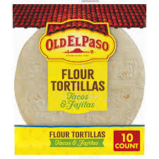 OLD EL PASO FLOUR TORTILLAS 8.2 OZ TACOS AND FAJITAS