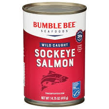 BUMBLE BEE SOCKEYE SALMON 14.75 OZ