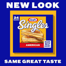 KRAFT SINGLES AMERICAN CHEESE SLICES 24 CT