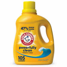 ARM & HAMMER LAUNDRY DETERGENT CLEAN BURST 105 OZ 105 LOADS