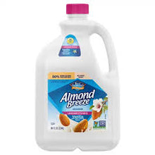 BLUE DIAMOND ALMOND BREEZE VANILLA UNSWEETENED ALMOND MILK 96 OZ