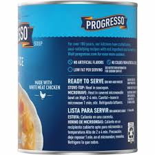PROGRESSO TRADITIONAL CHICKEN RICE WITH VEGETABLES SOUP 19 OZ