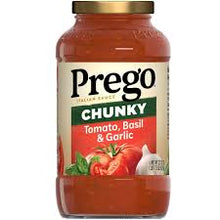 PREGO CHUNKY TOMATO BASIL GARLIC ITALIAN SAUCE 23.75 OZ