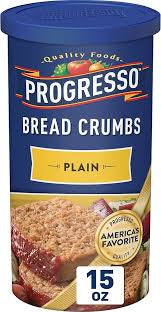 PROGRESSO BREAD CRUMBS PLAIN 15 OZ