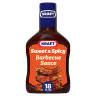KRAFT BBQ SAUCE SWEET & SPICY 18 OZ