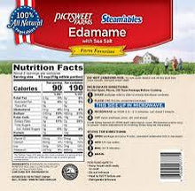 PICTSWEET FARMS STEAMABLES EDAMAME WITH SEA SALT 10 OZ