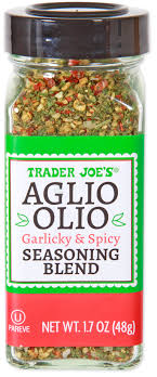TRADER JOES AGLIO OLIO SEASONING BLEND 1.7 OZ #ROCK VALUE-ORDER BY  TUESDAY EVENING AUGUST 19 ARRIVING AUGUST 27 FOR DELIVERY#