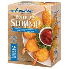 AQUA STAR FROZEN BUTTERFLY SHRIMP 3 LBS #ROCK VALUE PRODUCT. ORDER BY  WEDNESDAY EVENING NOV 29 FOR DEC 04 DELIVERY #