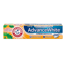 ARM & HAMMER ADVANCE WHITE EXTREME WHITENING TOOTHPASTE 6.0 OZ  #ROCK VALUE-ORDER BY  MONDAY EVENING NOV 26 ARRIVING DEC 04 FOR DELIVERY#