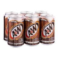 A&W ROOT BEER 12 OZ 6 PACK