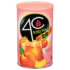 4C 35 QT PEACH ICED TEA MIX 66.2 OZ