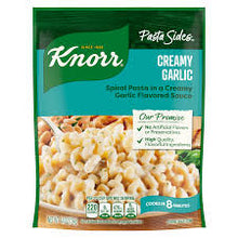 KNORR PASTA SIDES CREAMY GARLIC SPIRAL PASTA IN A CREAMY GARLIC SAUCE 4.4 OZ