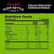 CAMPBELL'S SLOW KETTLE CREAMY BROCCOLI CHEDDAR BISQUE 15.5 OZ