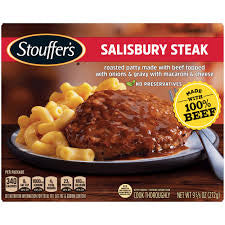 STOUFFER'S SALISBURY STEAK MEAL 9.625 OZ