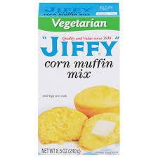 JIFFY VEGETARIAN CORN MUFFIN  MIX 8.5 OZ