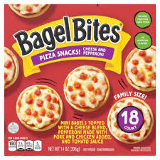 BAGEL BITES CHEESE & PEPPERONI 18 CT 14 OZ