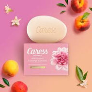 CARESS DAILY SILK WHITE PEACH & ORANGE BLOSSOM SOAP BAR 3.75 OZ
