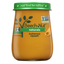 BEECH-NUT STAGE 1 BUTTERNUT SQUASH 4OZ  10 COUNT #ROCK VALUE PRODUCT ORDER BY MONDAY NOV 19 ARRIVING NOV 27 FOR DELIVERY#