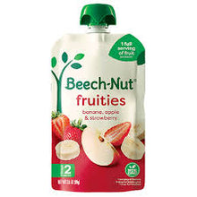BEECH-NUT FRUITIES - BANANA, APPLES, AND STRAWBERRY 3.5 0Z