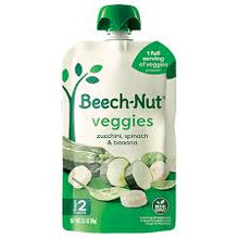 BEECH-NUT VEGGIES - ZUCCHINI, SPINACH, AND BANANA 3.5 0Z