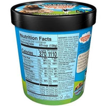 BEN & JERRY'S CHOCOLATE CHIP COOKIE DOUGH ICE CREAM 16 OZ