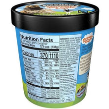 BEN & JERRY'S CHOCOLATE CHIP COOKIE DOUGH VANILLA ICE CREAM 1 PINT