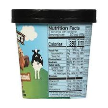 BEN & JERRY'S CREAMY VANILLA CARAMEL FUDGE ICE CREAM 1 PINT